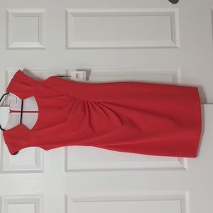 Calvin Klein dress, beautiful watermelon color. Size 2.  Never worn.